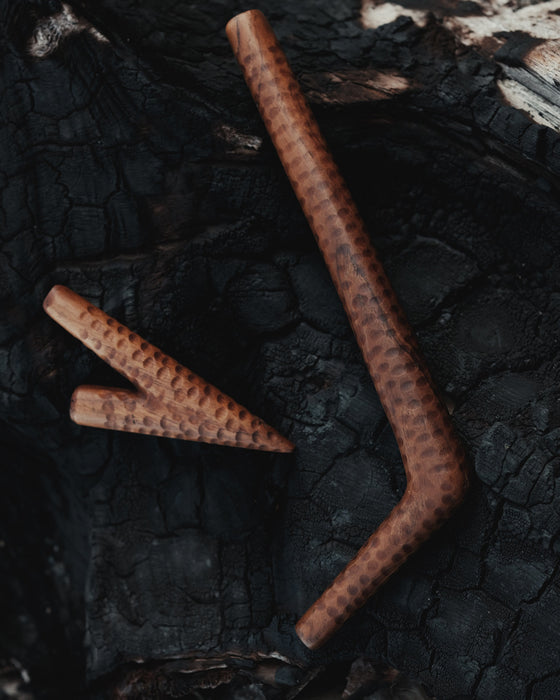 Shaman’s Kit – Teak Wood ceremonial pipe