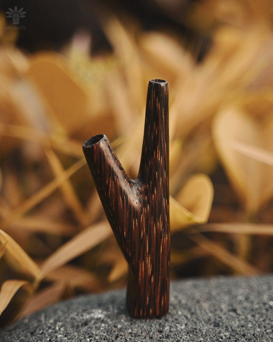 Artisan-Crafted Palmwood Self-Applicator Pipe