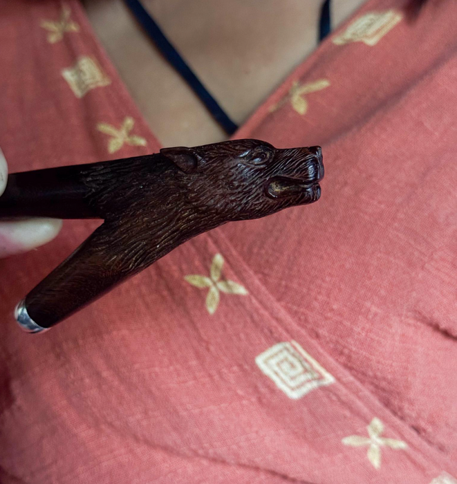 Totem Power Wolf ceremonial pipe