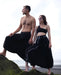 Achieve effortless style with Comfy Boho Pants Alladine, Brown Pattern RAYON, a staple for any bohemian look.