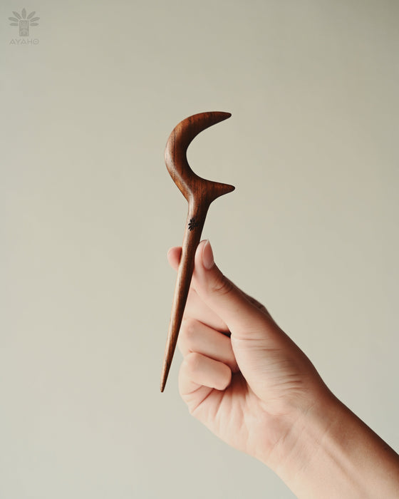 Hair clip Moon