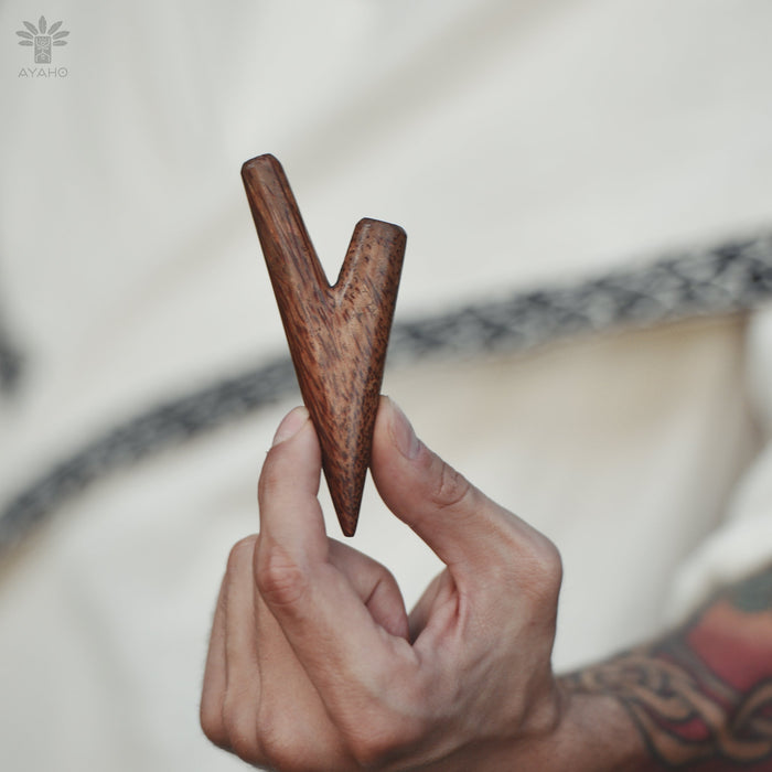 Coconut Wood Ceremonial Pipe