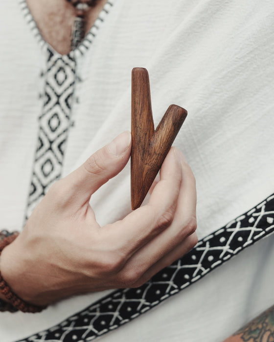 Teakwood Applicator Set – Handcrafted Ceremonial Toolkit