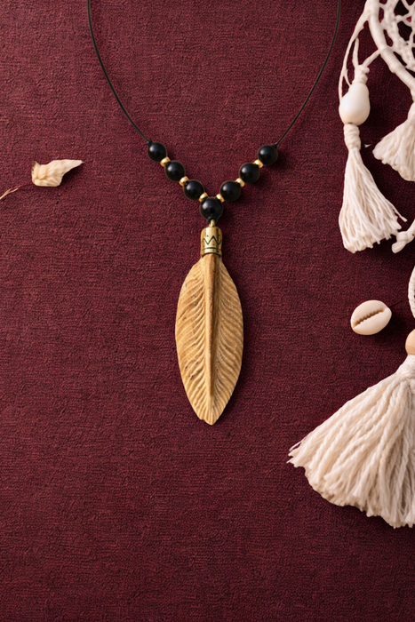 Palo Santo Feather Amulet