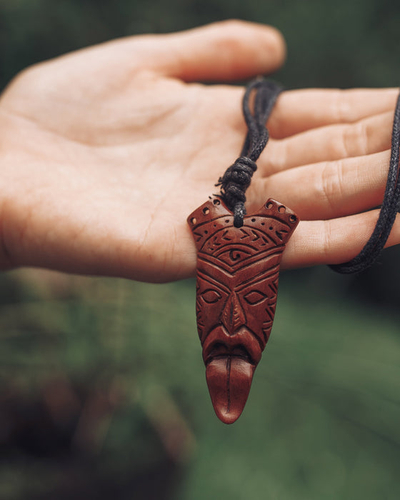 "Protector Spirit" Wooden Amulet