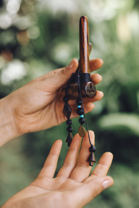 Mini Handcrafted Wooden Pipe for Sacred Practice