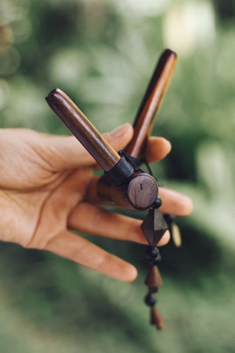 Mini Handcrafted Wooden Pipe for Sacred Practice