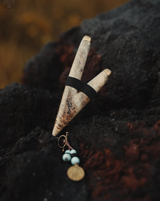 Tamarind Wood Vacuum-Processed Shamanic Tool