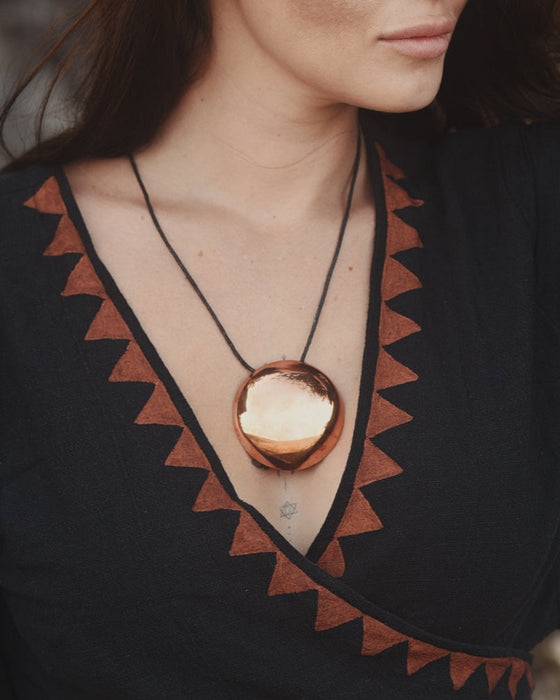 Cooper Pendant "Shaman Mirror"
