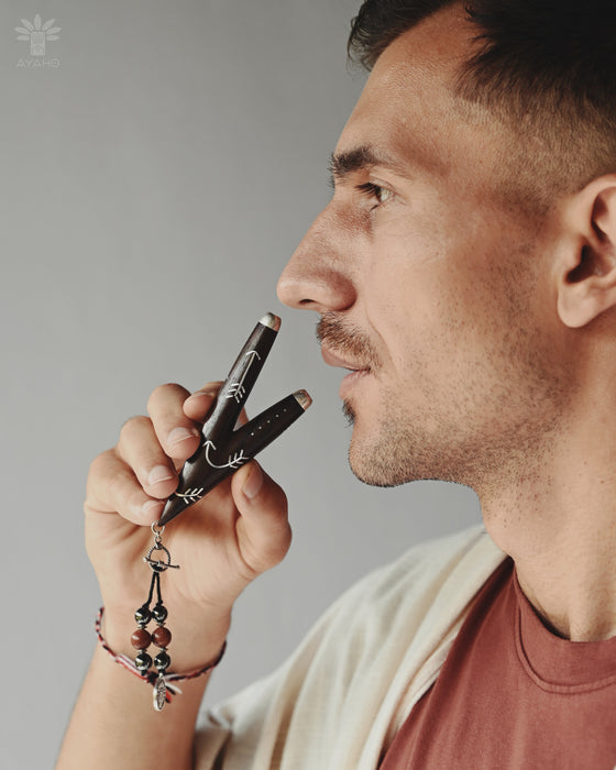 “Intention” handcrafted wooden pipe