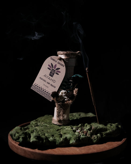 Artisanal incense crafted in Bali with rich natural ingredients and a soft, divine scent for mindful practices.