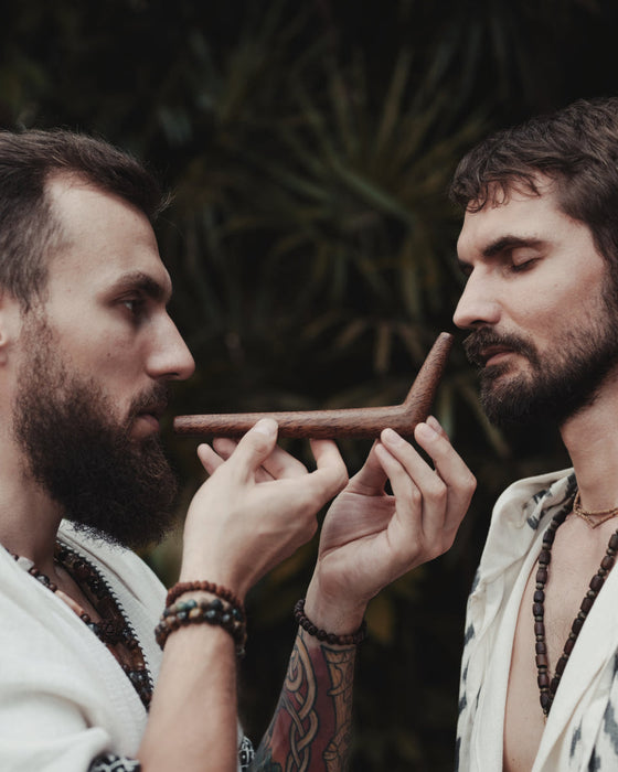 Coconut Wood Ceremonial Pipe