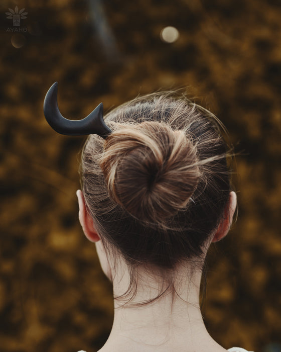 Hair clip Moon