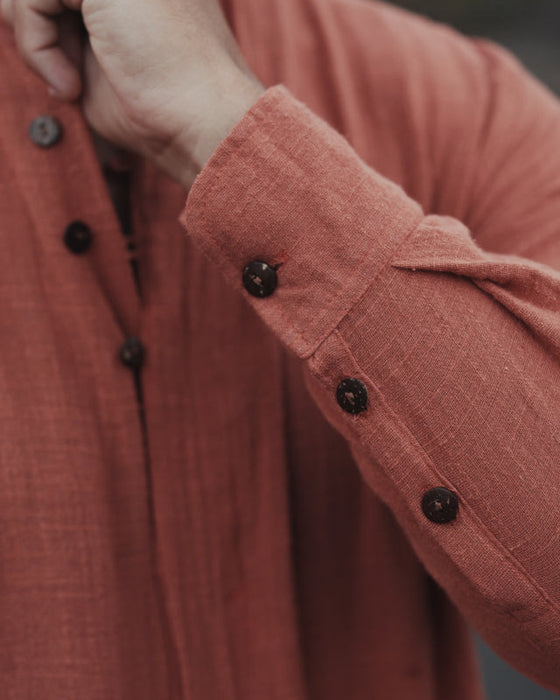 Terracotta Cotton T-Shirt