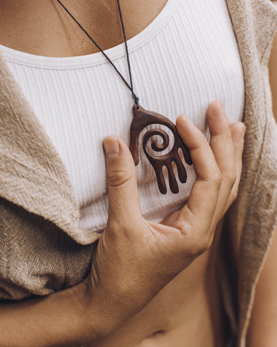 Ethnical protective amulet «Hand of Budda»