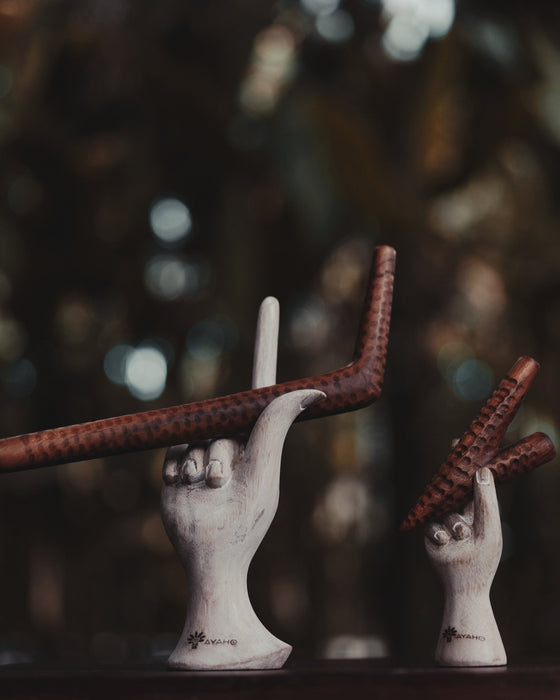 Shaman’s Kit – Teak Wood ceremonial pipe