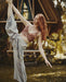 Ultra-soft Thai pants in silver, crafted for yoga and meditation with a breathable, artisanal silk-cotton blend.