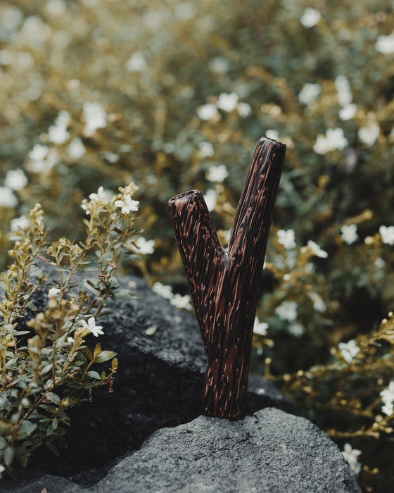 Artisan-Crafted Palmwood Self-Applicator Pipe