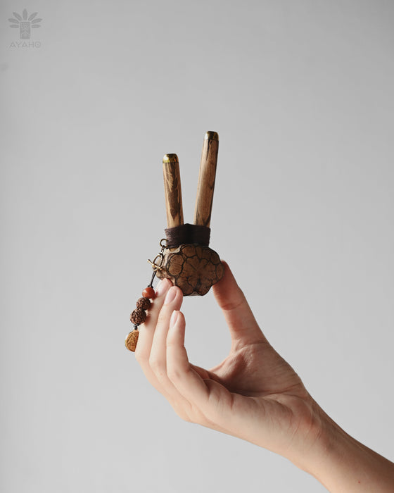 Handcrafted Wooden Ritual Tool