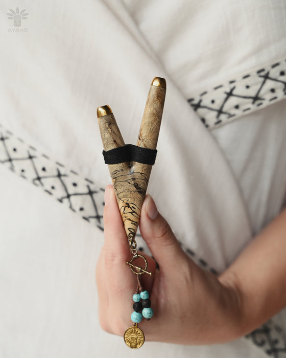 Tamarind Wood Vacuum-Processed Shamanic Tool