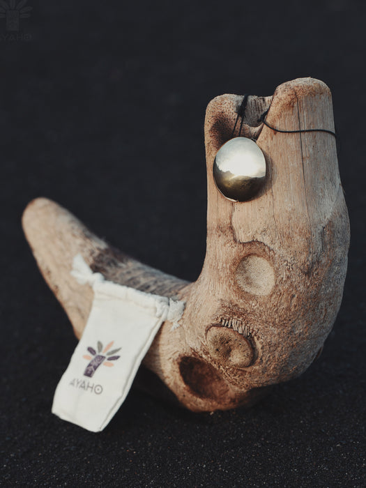 925 Silver Pendant "Shamanic Mirror"