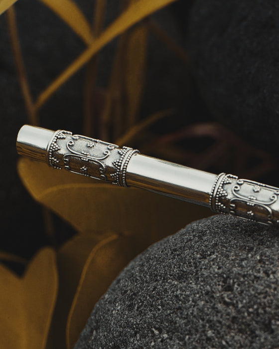 Silver Ceremonial Pipe