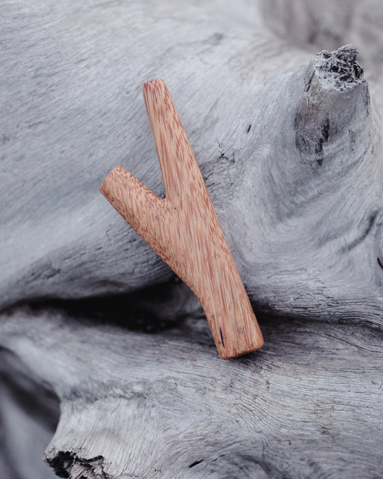 Coconut Wood Ethnic Ritual Accessory