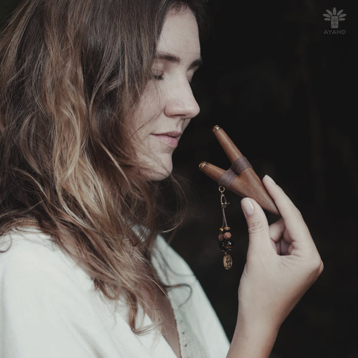 Teak Wood Handcrafted Wooden Pipe with Bronze Cup