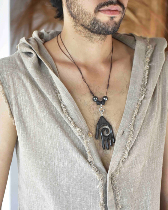 Ethnical protective amulet «Hand of Budda»