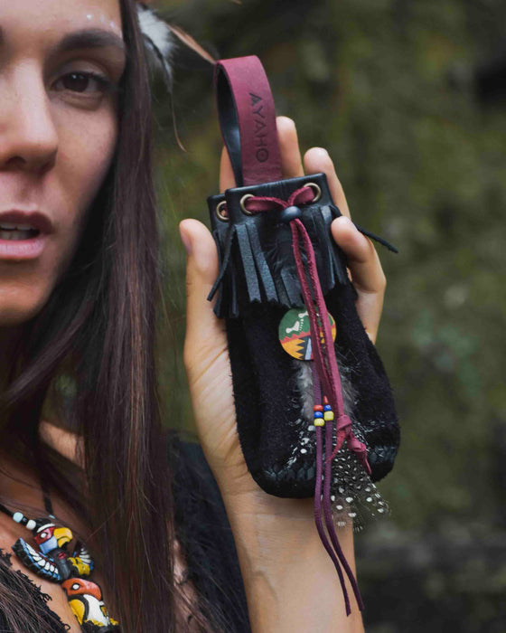 Leather Shamanic Bag