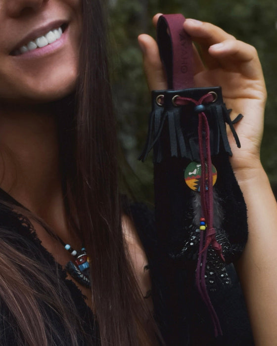 Leather Shamanic Bag