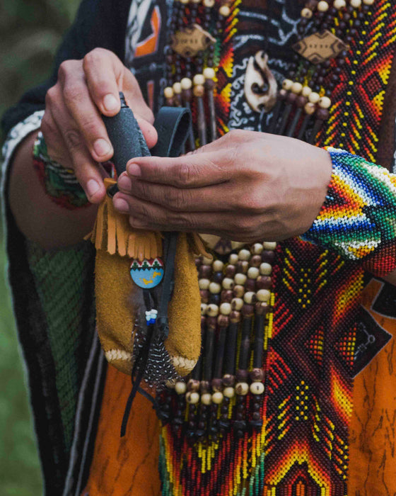 Leather Shamanic Bag