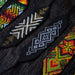 Handwoven bead loom bracelets with Ayahuasca-inspired tribal patterns, combining shamanic tools and talisman amulets for spiritual adornment