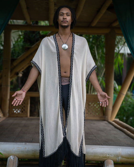 Unisex Boho Cotton Poncho