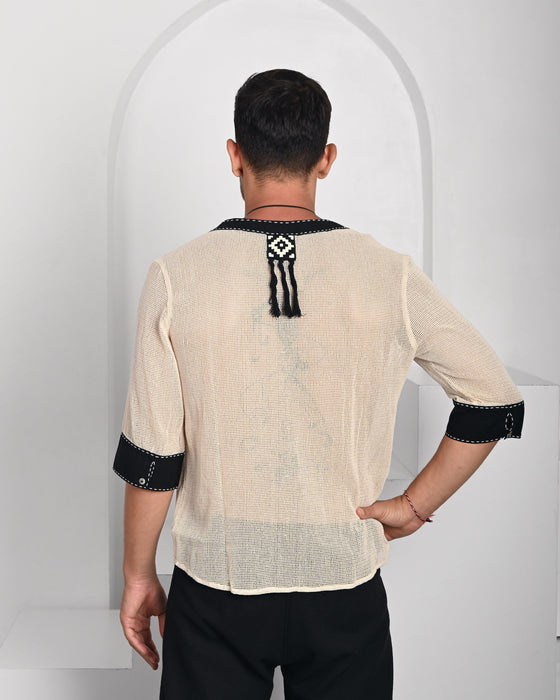 Boho Short Sleeve Shirt