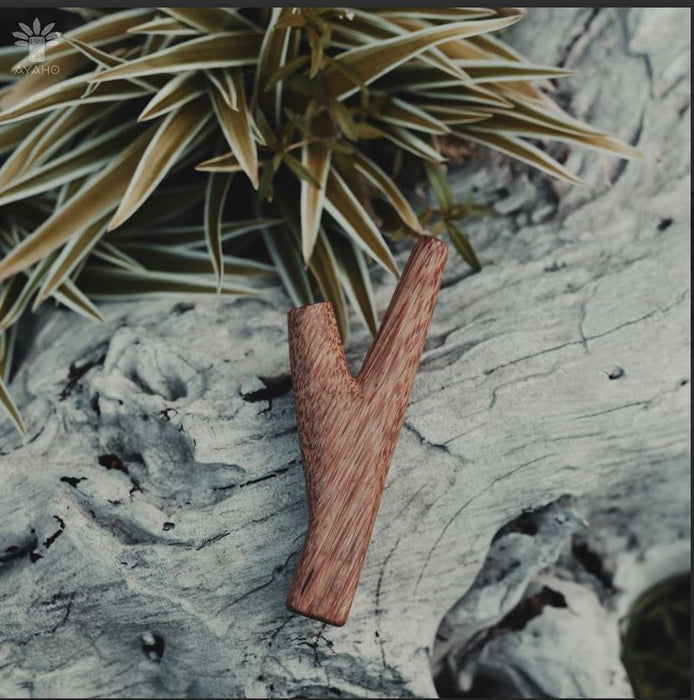 Coconut Wood Ethnic Ritual Accessory