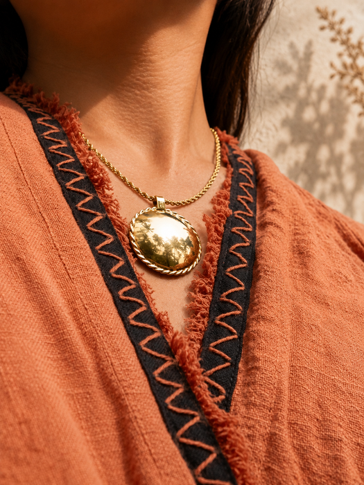 Bronze Shamanic Mirror  • Ritual Protection Talisman