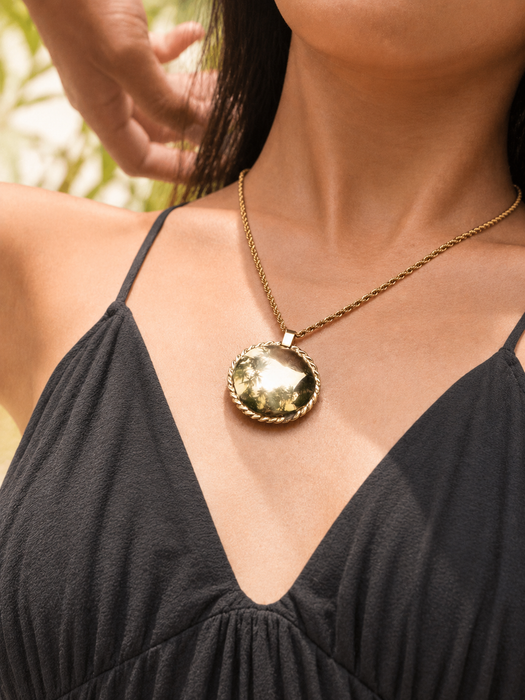 Bronze Shamanic Mirror  • Ritual Protection Talisman