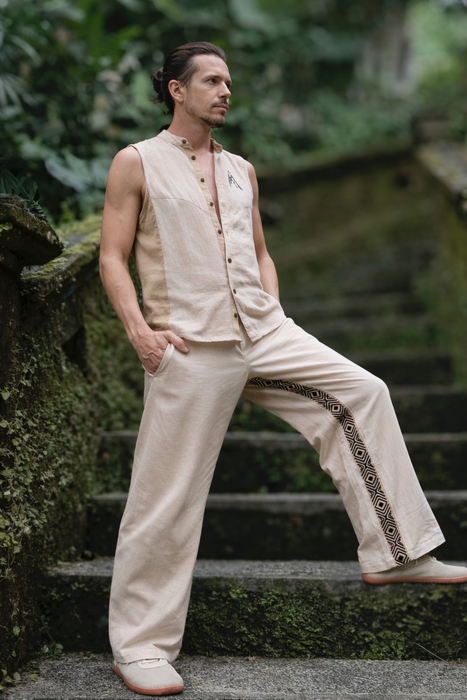 Ethnic style Cotton Vest