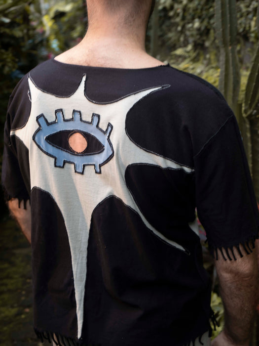 Ethnic Applique T-Shirt Handmade Cotton Festival Shirt