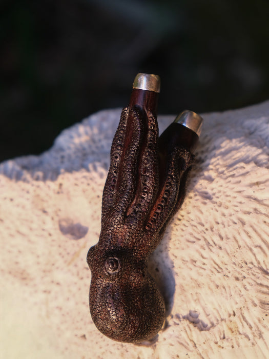 Octopus Totem Applicator – Handcrafted Rosewood Ritual Tool