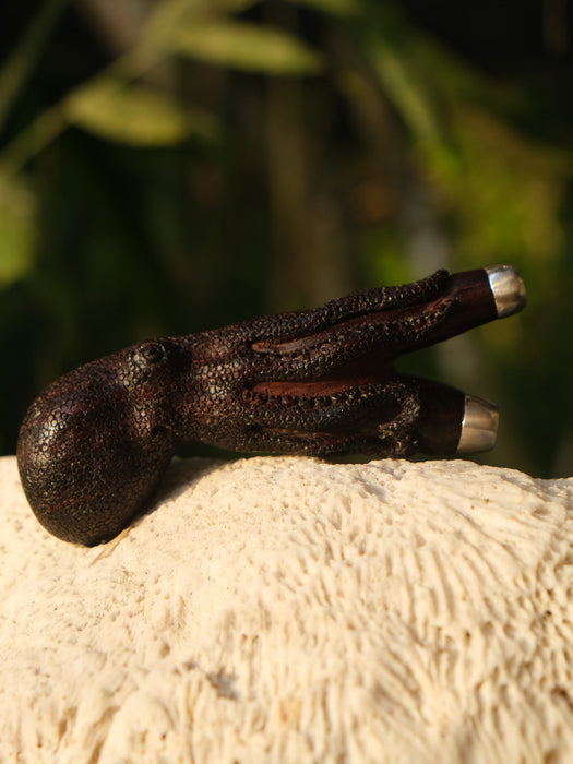 Octopus Totem Applicator – Handcrafted Rosewood Ritual Tool