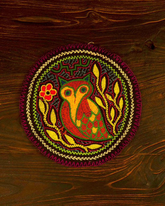 Hand-Embroidered Shipibo Altar Mat 25 cm