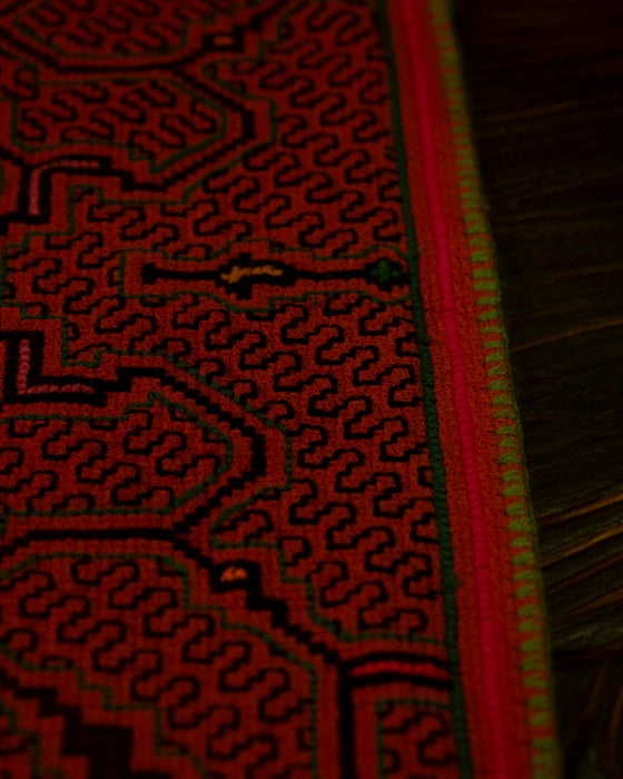 Hand-Embroidered Shipibo Altar Mat 41 cm