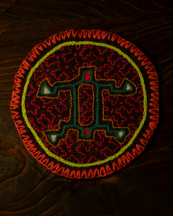 Hand-Embroidered Shipibo Altar Mat 12 cm