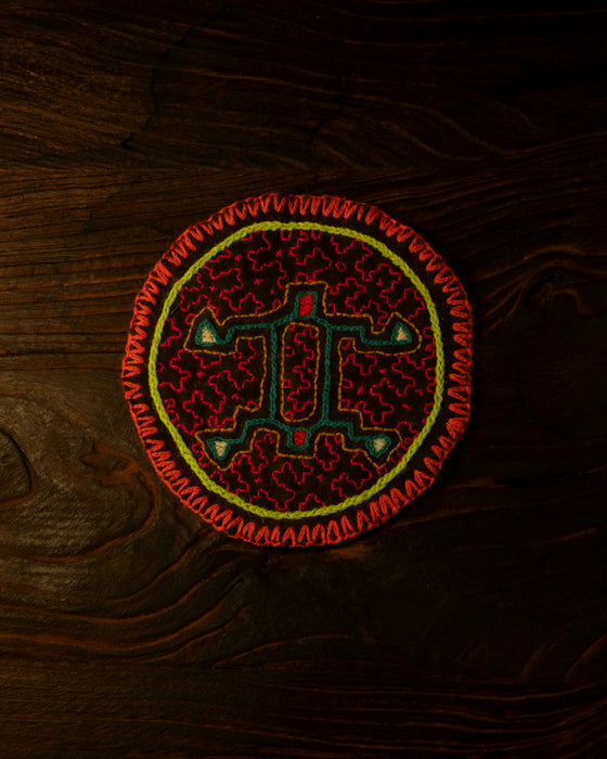 Hand-Embroidered Shipibo Altar Mat 12 cm