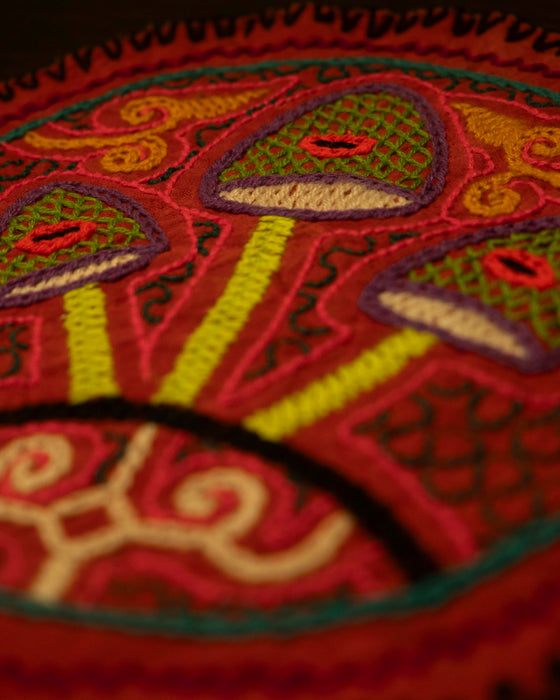 Hand-Embroidered Shipibo Altar Mat 22 cm