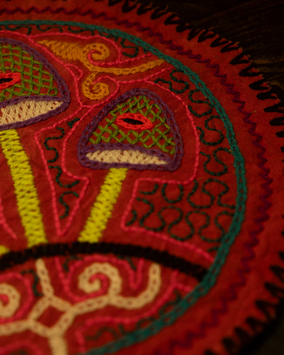 Hand-Embroidered Shipibo Altar Mat 22 cm