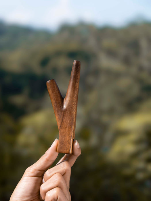 Handmade Teakwood Breathing Tool
