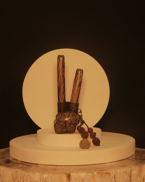 Handcrafted Wooden Ritual Tool